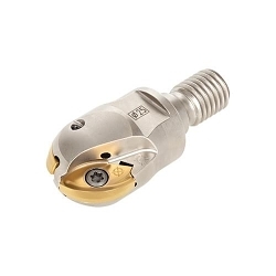 Tungaloy America 3113363 HBRM-M Ball Nose End Mill, ZRBM200-MM Insert, 20 mm Dia Cutting, Steel