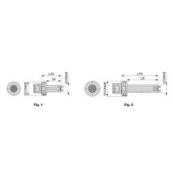 Tungaloy America 3373586 C-SH-CHP Type PSC Adapter, C4 Inside Taper, Yes