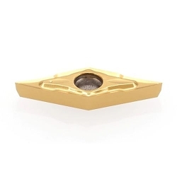 NTK 7900173 VCGT-CL Insert, ANSI Code: VCGT110301MCL QM3, VCGT Insert, Diamond/Rhombic Shape, For Use On Inserts for miniature, Solid Carbide