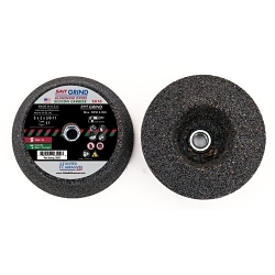 United Abrasives-SAIT 26005 CA16 Combination Cup Stone, 4 in Dia 2 in THK, 5/8 in Center Hole, Aluminum Oxide/Silicon Carbide Abrasive