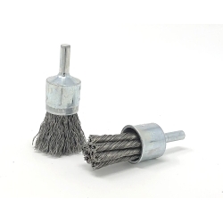 United Abrasives-SAIT 2702 Crimped Brush, 3/4 in Dia Brush, Crimped, 014 in Dia Filament/Wire, Carbon Steel Fill, 1 in L Trim