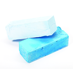 United Abrasives-SAIT 41201 Polishing Compound, 500 g Bar, Blue
