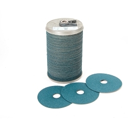 United Abrasives-SAIT 50166 Abrasive Disc, 4-1/2 in Dia Disc, 24 Grit, Zirconia Alumina Abrasive, Threaded Attachment