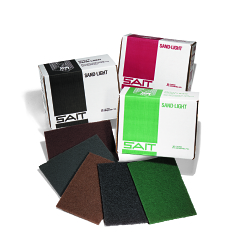 United Abrasives-SAIT 77486 Hand Pad, 9 in L, 6 in W/Dia, Light Duty Grade, Non-Woven Abrasive