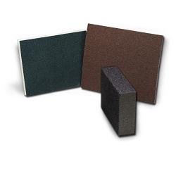 United Abrasives-SAIT 86356 High Density Sand Block, 1 in W, Foam Backing Abrasive