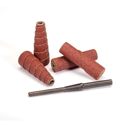 United Abrasives-SAIT 95105 Cartridge Roll Mandrels, 1/8 in Dia 3/4 in L Pilot, 1/4 in Dia