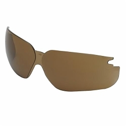 Uvex® by Honeywell S6901X Replacement Lenses, Uvextreme® Anti-Fog Espresso Polycarbonate Lens, For Use With Genesis® Protective Eyewear