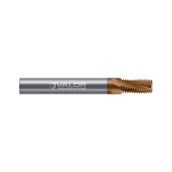 Valor Holemaking V169267-X Multi-Form Thread Mill, 1/4, 3/8-18 Thread NPTF Thread, 3.0000 in OAL, (4) Flutes, 0.3125 in Dia Shank