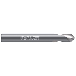 Valor Holemaking V133679 High Performance Spot Drill, 6.0000 mm Dia, 63.0000 mm OAL, Uncoated