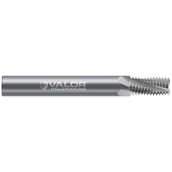 Valor Holemaking V169267 Multi-Form Thread Mill, 1/4, 3/8-18 Thread NPTF Thread, 3.0000 in OAL, (4) Flutes, 0.3125 in Dia Shank
