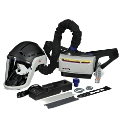 Versaflo™ 7100035755 TR-600 Heavy Industry Respirator Kit, Universal, TR-6530N Filters and Cartridges, Li-Ion Battery, NIOSH Approved