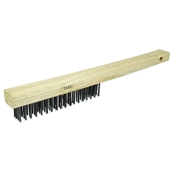 Vortec Pro® 25201 Scratch Brush, 6 in Brush, 14 in L x 1-1/8 in W Block, 1 in L Steel Trim