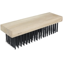 Vortec Pro® 25212 Block Scratch Brush, 7 in Brush, 7-1/4 in L x 2-1/4 in W Block, 7-1/4 in OAL, 1-5/8 in L Steel Trim