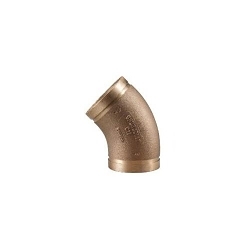 VSH SHURJOINT® SJTC112 Shurjoint Pipe Fitting, 2 in Nominal, Grooved End Style, Bronze, Import