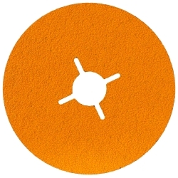 Walter Surface Technologies 15N456 XTRACUT™ XX Fibre Disc, 4-1/2 in Dia Disc, 60 Grit, Ceramic Abrasive