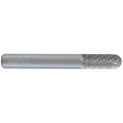 ALLSTEEL™ 01W305 01-W High Quality Wheel Brush, Radius End, Cylindrical Head, Double Cut