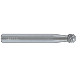 ALLSTEEL™ 01W311 01-W High Quality Carbide Burr, Ball Head, Double Cut
