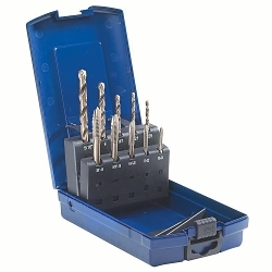 Walter Surface Technologies 03B952 SST+™ Power Tap Drill Bit, 18 Pieces, High Speed Steel