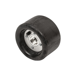 Walter Surface Technologies 07F037 Pneumatic Drum, For Use With Line-Mate with Belt, 5 in Dia, 3-1/2 in W, 5/8-11 Arbor, 3800 rpm