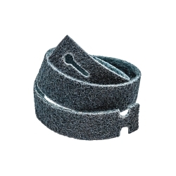Walter Surface Technologies 07H244 Strip Surface Conditioning T-Lock BlendexNon-Woven Strip Belt, 1-3/16 in W x 24 in L, Fine Grade, Aluminum Oxide Abrasive, Blue