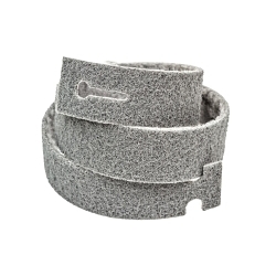 Walter Surface Technologies 07H245 Strip Surface Conditioning T-Lock BlendexNon-Woven Strip Belt, 1-3/16 in W x 24 in L, Super Fine Grade, Aluminum Oxide Abrasive, Gray