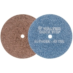 Walter Surface Technologies QUICK-STEP Blendex™ 07R500 07-R Surface Conditioning Non-Woven Surface Conditioning Disc, 5 in Dia Disc, Extra Coarse Grade, Aluminum Oxide Abrasive