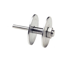 Walter Surface Technologies 07X006 Wheel Mandrel, 6 in Dia Wheel, 1 in W Wheel, 1/4 in Shank, For Use With FX™ 6 in Cleaning Wheel