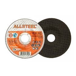 ALLSTEEL™ 08W452 Aggressive Grinding Wheel, 4-1/2 in Dia x 1/8 in THK, 7/8 in Center Hole