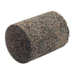 Walter Surface Technologies 12C211 Plug, 2 in Dia Max, ZA16 Grit, Steel Abrasive