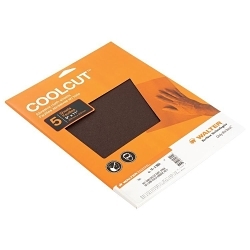 Walter Surface Technologies COOLCUT™ 14A908A Hand Sheet, 9 in L x 11 in W, 80 Grit, Aluminum Oxide Abrasive, Cotton Cloth Backing