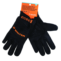 Walter Surface Technologies 30B093 Working Gloves, L, Leather, Black