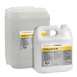 Walter Surface Technologies 53C028 COOLCUT™ S-50 Soluable Cutting Lubricant, 55 gal Container Drum Container, Liquid Form, Yellow
