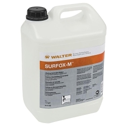 Walter Surface Technologies 54A036 SURFOX-M™ Electrolyte Solution, Liquid Form, 1.3 gal, Clear