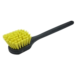 Weiler® 42376 Long Handle Utility Scrub Brush, 20 in OAL, Polyethylene Terephthalate Trim