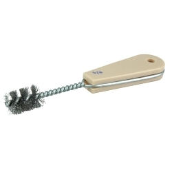 Weiler® 44082 Industrial Grade Performance Line Maintenance Tube Brush, 3/4 in Dia x 1 in L, 6-1/2 in OAL, Steel Fill