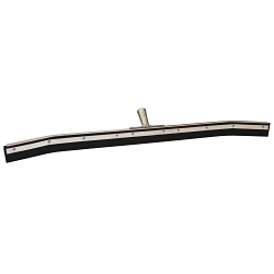 Weiler® 45511 455 Floor Squeegee, Heavy Duty Rubber Blade, Curved Blade Shape, 60 in L Handle