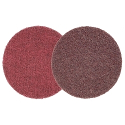 Weiler® 51513 Surface Conditioning Hook and Loop Disc, 4-1/2 in Dia Disc, Medium Grade, Aluminum Oxide Abrasive