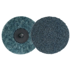 Weiler® 51533 General Purpose Non-Woven Abrasive Disc, 3 in Dia Disc, Very Fine Grade, Aluminum Oxide Abrasive, Plastic Button Attachment