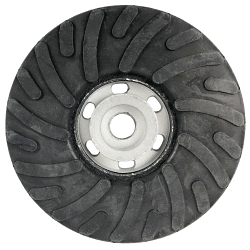 Weiler® 59600 Backing Pad, 5 in Dia Pad, Arbor Attachment