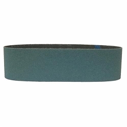 Weiler? 68596 File Portable Coated Abrasive Belt, 1/2 in W x 24 in L, 80 Grit, Medium Grade, Zirconia Alumina Abrasive