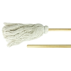 Weiler® 75110 1-Piece Industrial Grade Deck Mop, 16 oz, #24 Headband