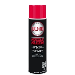 Weld-Aid® YOR-107-A NOZZLE-KLEEN® Anti-Spatter, 20 oz Aerosol Can, Liquid Form, Clear/White to Yellow