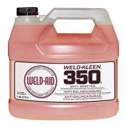 Weld-Aid® 007090 WELD-KLEEN® 350® Anti-Spatter, 1 gal Bottle, Liquid Form, Red