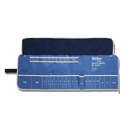 WellerĀ® 99SMKN Empty Case, 9-1/4 in H x 25-1/2 in W, Canvas, Blue