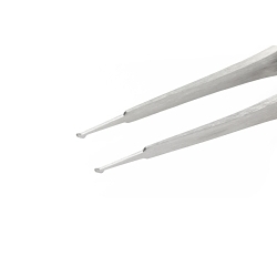 Weller® 102ACA Acid Proof Heat Resistant Non-Magnetic Non-Rusting SMD Tweezer, Angled/Pointed Tip, 4.528 in L, Stainless Steel, Anti-Glare Coated