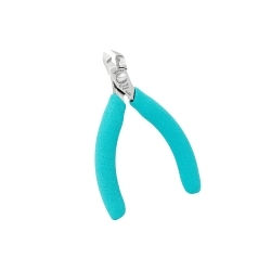 Weller® 504E 500 Medium Tip Cutter, 0.047 in THK Max Wire, 0.394 in W x 0.256 in THK Angled Tool Steel Jaw, 4-1/4 in OAL, Flush Cut