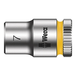 Wera® 05003506001 8790 HMA Socket With Ball Stop Groove, 1/4 in Hex Drive, 7 mm Socket