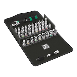Wera® 05003755001 8100 SA All-In Ratchet Set With Holding Function, 1/4 in Drive, 42 Pieces