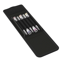 Wera® 05003881001 Belt A 2 Bit Socket Set With Holding Function, 1/4 in Drive, 8 Pieces