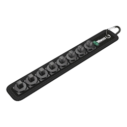 Wera® 05003980001 Belt B, 8-teilig, unbestückt 8-Location Unloaded Socket Rail, 3/8 in Drive, 450 mm OAL